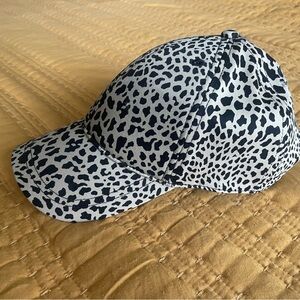 Michael Kors Animal Print Baseball Hat